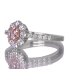 �s���N�_�C�������h 0.32ct/FOP/SI1 �_�C�������h 0.5ct �v���`�i �����O(�w��)