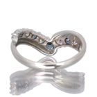 �J���[�`�F���W�K�[�l�b�g 0.5ct �_�C�������h 0.4ct �v���`�i �����O(�w��)