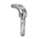 �J���[�`�F���W�K�[�l�b�g 0.5ct �_�C�������h 0.4ct �v���`�i �����O(�w��)