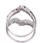 �J���[�`�F���W�K�[�l�b�g 0.5ct �_�C�������h 0.4ct �v���`�i �����O(�w��)