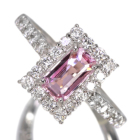 �p�p���`�A�T�t�@�C�A 0.8ct �_�C�������h 0.6ct �v���`�i �����O(�w��)