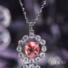 ���[�h�N���T�C�g 1.3ct �_�C�������h 0.5ct �v���`�i �l�b�N���X