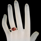 ����M�I�����W�X�s�l�� 3.8ct �_�C�������h 0.6ct �s���N�S�[���h �����O(�w��)