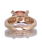 ����M�I�����W�X�s�l�� 3.8ct �_�C�������h 0.6ct �s���N�S�[���h �����O(�w��)