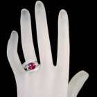 ���x���C�g�i���b�h�g���}�����j 2.7ct �_�C�������h 0.7ct �v���`�i �����O(�w��)