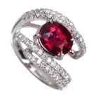 ���x���C�g�i���b�h�g���}�����j 2.7ct �_�C�������h 0.7ct �v���`�i �����O(�w��)