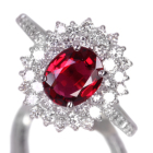 �~�����}�[�Y(�r���}�Y)����M���b�h�X�s�l�� 1.2ct �_�C�������h 0.8ct �v���`�i �����O(�w��)