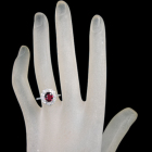 �~�����}�[�Y(�r���}�Y)����M���b�h�X�s�l�� 1.2ct �_�C�������h 0.8ct �v���`�i �����O(�w��)