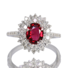 �~�����}�[�Y(�r���}�Y)����M���b�h�X�s�l�� 1.2ct �_�C�������h 0.8ct �v���`�i �����O(�w��)