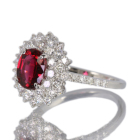 �~�����}�[�Y(�r���}�Y)����M���b�h�X�s�l�� 1.2ct �_�C�������h 0.8ct �v���`�i �����O(�w��)