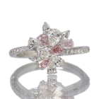 �s���N�_�C�������h 0.087ct/FLPP/SI2 0.085ct/FLOP/VS2 0.077ct/FOP/SI1 0.076ct/FPP/VS2 �_�C�������h ��0.7ct �v���`�i �����O(�w��)