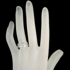 �s���N�_�C�������h 0.124ct/FOP/VS2 ���[�Y�J�b�g�_�C�������h �v���`�i �s���N�S�[���h �����O(�w��)