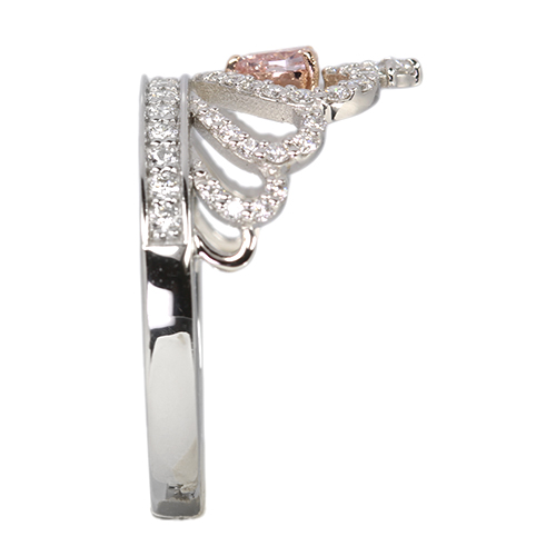 第493回抽選販売＞ピンクダイヤモンド 0.124ct/FOP/VS2 ローズカット
