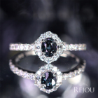 �J���[�`�F���W�K�[�l�b�g ��0.5ct �_�C�������h 0.4ct �v���`�i �����O(�w��)