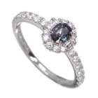 �J���[�`�F���W�K�[�l�b�g ��0.5ct �_�C�������h 0.4ct �v���`�i �����O(�w��)