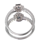 �J���[�`�F���W�K�[�l�b�g ��0.5ct �_�C�������h 0.4ct �v���`�i �����O(�w��)
