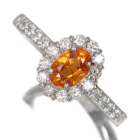 �X�y�T�^�C�g�K�[�l�b�g�i�}���_�����K�[�l�b�g�j 0.8ct �_�C�������h 0.3ct �v���`�i �����O(�w��)