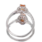 �X�y�T�^�C�g�K�[�l�b�g�i�}���_�����K�[�l�b�g�j 0.8ct �_�C�������h 0.3ct �v���`�i �����O(�w��)