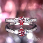 �s���N�T�t�@�C�A 0.3ct �_�C�������h 0.2ct �v���`�i �����O(�w��)