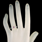 �s���N�T�t�@�C�A 0.3ct �_�C�������h 0.2ct �v���`�i �����O(�w��)
