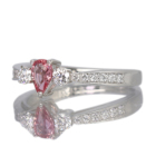 �s���N�T�t�@�C�A 0.3ct �_�C�������h 0.2ct �v���`�i �����O(�w��)