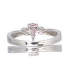 �s���N�T�t�@�C�A 0.3ct �_�C�������h 0.2ct �v���`�i �����O(�w��)