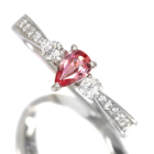 �s���N�T�t�@�C�A 0.3ct �_�C�������h 0.2ct �v���`�i �����O(�w��)