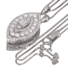 �_�C�������h 0.6ct �_�C�������h 1.8ct �v���`�i �l�b�N���X