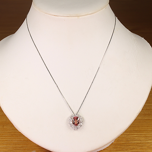 第494回抽選販売＞インペリアルトパーズ 2.5ct ダイヤモンド 1.0ct