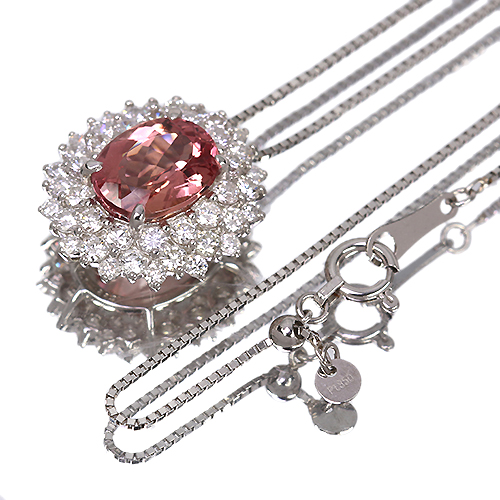 第494回抽選販売＞インペリアルトパーズ 2.5ct ダイヤモンド 1.0ct