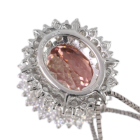 �C���y���A���g�p�[�Y 2.5ct �_�C�������h 1.0ct �v���`�i �l�b�N���X