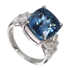 �T���^�}���A�A�N�A�}���� 8.3ct �_�C�������h 1.0ct �v���`�i �����O(�w��)
