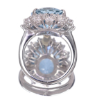 �T���^�}���A�A�N�A�}���� 9.6ct �_�C�������h 2.1ct �v���`�i �����O(�w��)
