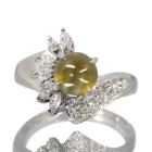 �N���\�x�����L���b�c�A�C 1.3ct �_�C�������h 0.5ct �v���`�i �����O(�w��)