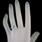 �A�N�A�}���� ��1ct �_�C�������h 0.4ct �v���`�i �����O(�w��)