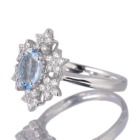�A�N�A�}���� ��1ct �_�C�������h 0.4ct �v���`�i �����O(�w��)