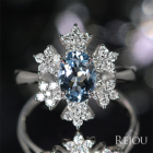 �A�N�A�}���� ��1ct �_�C�������h 0.4ct �v���`�i �����O(�w��)