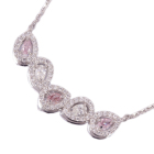 �s���N�_�C�������h 0.063ct/FLPP/VS1 0.061/FP/VS2 0.052ct/FLPP/VS2 �_�C�������h 0.2ct �v���`�i �l�b�N���X