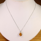 �X�t�@�����C�g 4.5ct �_�C�������h �v���`�i �l�b�N���X
