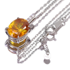 �X�t�@�����C�g 4.5ct �_�C�������h �v���`�i �l�b�N���X