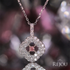 �s���N�_�C�������h 0.052ct/FIP/VVS2 �_�C�������h 0.3ct �v���`�i �s���N�S�[���h �l�b�N���X