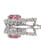 �s���N�T�t�@�C�A 0.5ct �_�C�������h 0.3ct �v���`�i �l�b�N���X
