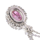 �s���N�T�t�@�C�A 0.5ct �_�C�������h 0.3ct �v���`�i �l�b�N���X