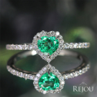 �n�[�g�V�F�C�v�G�������h ��0.4ct �_�C�������h 0.2ct �v���`�i �����O(�w��)