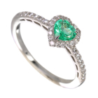 �n�[�g�V�F�C�v�G�������h ��0.4ct �_�C�������h 0.2ct �v���`�i �����O(�w��)