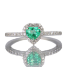 �n�[�g�V�F�C�v�G�������h ��0.4ct �_�C�������h 0.2ct �v���`�i �����O(�w��)