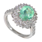 �p���C�o�g���}���� 3.2ct �_�C�������h ��1.5ct �v���`�i �����O(�w��)