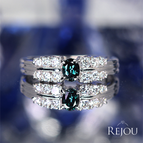 第495回抽選販売＞アレキサンドライト 約0.3ct ダイヤモンド 約0.4ct