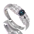 �A���L�T���h���C�g ��0.3ct �_�C�������h ��0.4ct �v���`�i �����O(�w��)