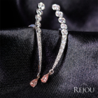 �s���N�_�C�������h 0.091ct/FOP/I1 0.088ct/FOP/SI2 �_�C�������h ��0.5ct �v���`�i �s�A�X